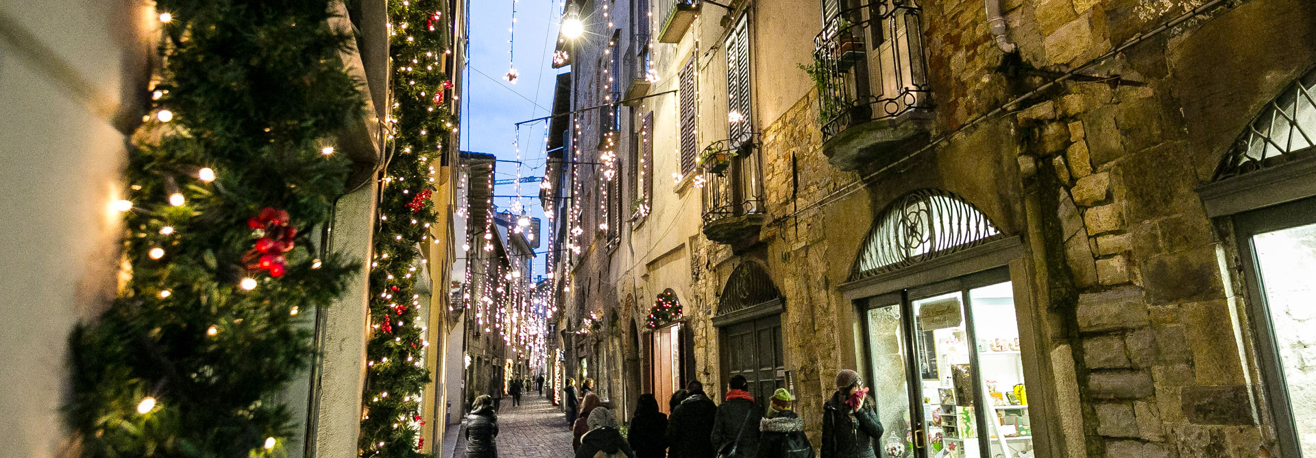 Luminarie di Natale a Bergamo Alta