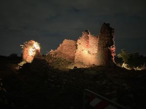 illuminazione mura antiche